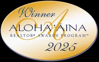 2025 Aloha Aina Realtor Award Winner